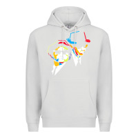 Dove Grey blues brothers Premium Hoodie - artisFamous