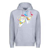 Heather Grey blues brothers Premium Hoodie - artisFamous