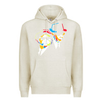 Oatmeal Heather blues brothers Premium Hoodie - artisFamous