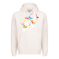 Pale Pink blues brothers Premium Hoodie - artisFamous
