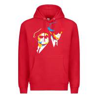 Red blues brothers Premium Hoodie - artisFamous