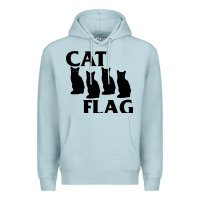 Blue Mist cat flag Premium Hoodie - artisFamous