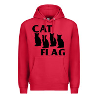Cardinal cat flag Premium Hoodie - artisFamous