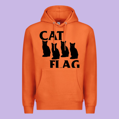 Cat Flag Premium Hoodie Designed By Artisfamous