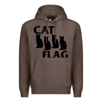 Coffee cat flag Premium Hoodie - artisFamous