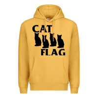 Mustard cat flag Premium Hoodie - artisFamous