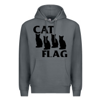 Rock cat flag Premium Hoodie - artisFamous
