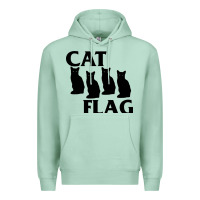 Seafoam cat flag Premium Hoodie - artisFamous