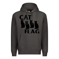 Smoke cat flag Premium Hoodie - artisFamous