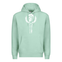 Seafoam sparta krieger fitness   molon labe Premium Hoodie - artisFamous