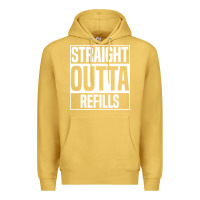 Antique Gold straight outta refills funny pharmacy technician pharmacist Premium Hoodie - artisFamous