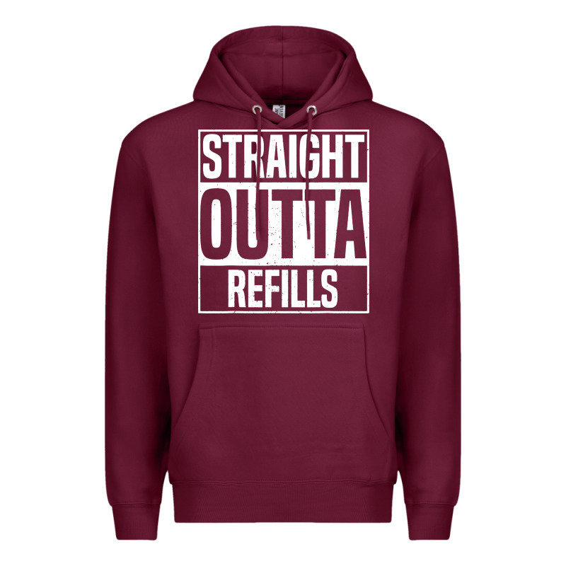 Straight Outta Refills Funny Pharmacy Technician Pharmacist Premium Hoodie by artisFamous | Teevron