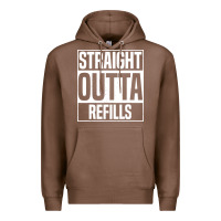 Chestnut straight outta refills funny pharmacy technician pharmacist Premium Hoodie - artisFamous