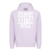 Lilac straight outta refills funny pharmacy technician pharmacist Premium Hoodie - artisFamous