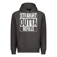 Smoke straight outta refills funny pharmacy technician pharmacist Premium Hoodie - artisFamous