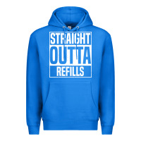 True Royal straight outta refills funny pharmacy technician pharmacist Premium Hoodie - artisFamous