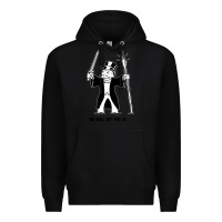 Black you shall not pass go Premium Hoodie - artisFamous