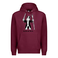 Burgundy you shall not pass go Premium Hoodie - artisFamous