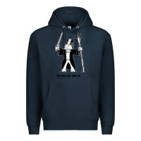 Navy you shall not pass go Premium Hoodie - artisFamous