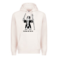 Pale Pink you shall not pass go Premium Hoodie - artisFamous