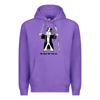Purple you shall not pass go Premium Hoodie - artisFamous