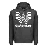 Charcoal Heather new whataburger Premium Hoodie - artisFamous