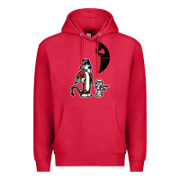 Cardinal hobbes and calvin Premium Hoodie - artisFamous