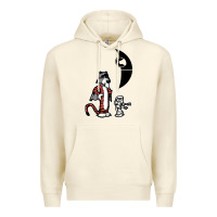 Sandshell hobbes and calvin Premium Hoodie - artisFamous