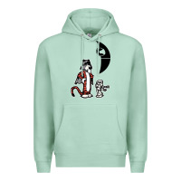 Seafoam hobbes and calvin Premium Hoodie - artisFamous