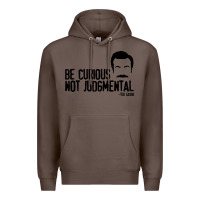 Coffee be curious not judgemental Premium Hoodie - artisFamous