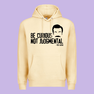 Be Curious Not Judgemental Premium Hoodie Designed By Artisfamous