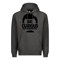 Charcoal Heather be curious not judgmental Premium Hoodie - artisFamous