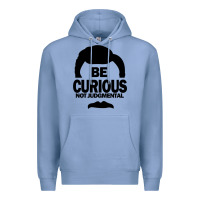 Colony Blue be curious not judgmental Premium Hoodie - artisFamous