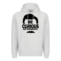 Dove Grey be curious not judgmental Premium Hoodie - artisFamous