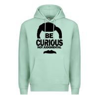 Seafoam be curious not judgmental Premium Hoodie - artisFamous