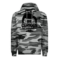 Slate Camo be curious not judgmental Premium Hoodie - artisFamous