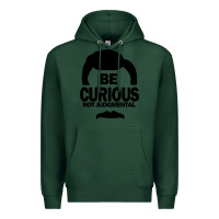 Sports Green be curious not judgmental Premium Hoodie - artisFamous