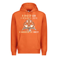 Carrot child of god woman of faith warrior of christ Premium Hoodie - artisFamous