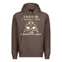 Child Of God Woman Of Faith Warrior Of Christ Premium Hoodie | Teevron
