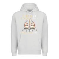 Dove Grey child of god woman of faith warrior of christ Premium Hoodie - artisFamous