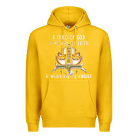 Lemon child of god woman of faith warrior of christ Premium Hoodie - artisFamous
