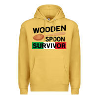 Antique Gold funny wooden spoon survivor Premium Hoodie - artisFamous