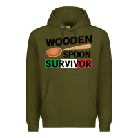 Army Green funny wooden spoon survivor Premium Hoodie - artisFamous