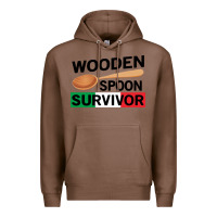 Chestnut funny wooden spoon survivor Premium Hoodie - artisFamous
