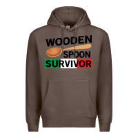 Coffee funny wooden spoon survivor Premium Hoodie - artisFamous
