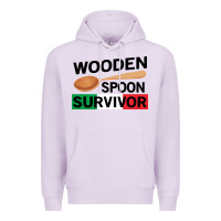 Lilac funny wooden spoon survivor Premium Hoodie - artisFamous