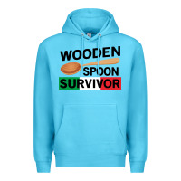Ocean Blue funny wooden spoon survivor Premium Hoodie - artisFamous