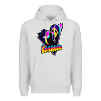 Dove Grey scream horror movie Premium Hoodie - artisFamous