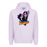 Lilac scream horror movie Premium Hoodie - artisFamous