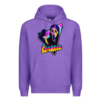 Purple scream horror movie Premium Hoodie - artisFamous